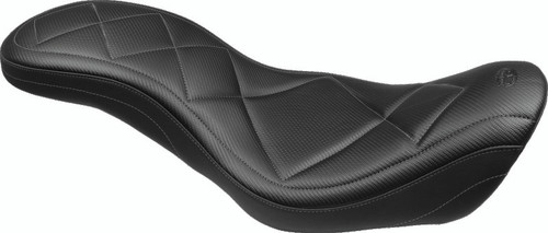 Mustang 58-84 Harley FX/FL Wide Touring 1PC Seat w/Studs - Black Photo - Primary Mustang 58-84 Harley FX/FL Wide Touring 1PC Seat w/Studs - Black Photo - Primary