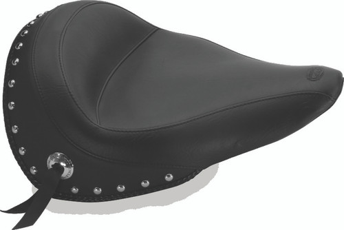 Mustang 14-21 Yamaha Bolt Standard Touring Solo Seat w/Studs- Black Photo - Primary