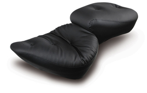 Mustang 00-15 Harley Softail Standard Rear Tire Wide Touring 1PC Seat Regal - Black Photo - Primary