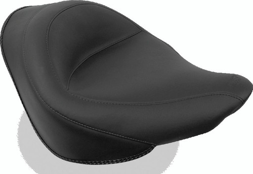 Mustang 06-17 Harley Softail Wide Tire (200mm) Wide Touring Solo Seat - Black Photo - Primary