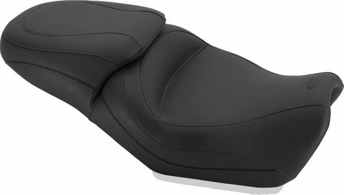 Mustang 15-21 Harley Street Standard Touring 1PC Seat - Black Photo - Primary