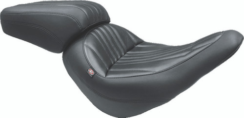 Mustang 00-15 Harley Softail Standard Rear Tire Wide Tripper Passenger Seat - Black Photo - Primary