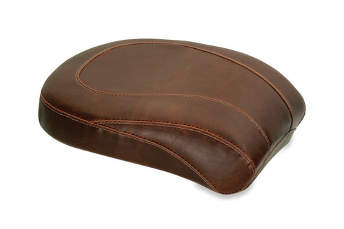 Mustang 00-15 Harley Softail Standard Rear Tire Wide Tripper Passenger Seat - Distressed Brown Photo - Primary