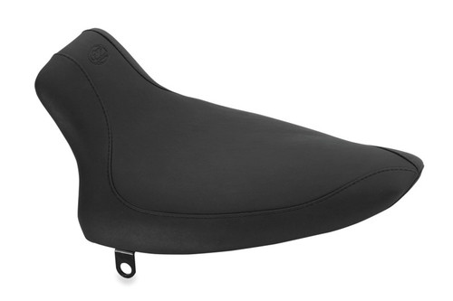 Mustang 84-06 Harley Standard Rear Tire Runaround Solo Seat - Black Photo - Primary