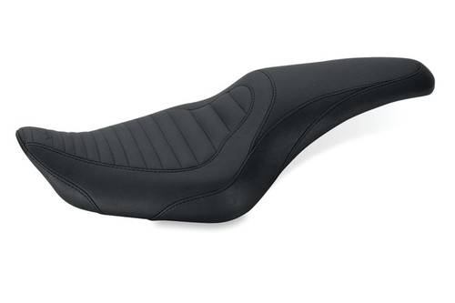 Mustang 04-21 Harley Sportster Tripper Fastback 1PC Seat - Black Photo - Primary