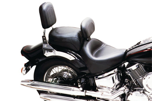 Mustang 00-11 Yamaha V-Star 1100 Classic,02-11 V-Star 1100 Silverado Touring 2PC Seat- Black Photo - Primary