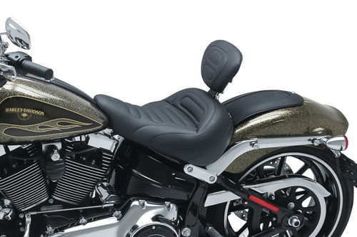 Mustang 13-17 Harley Softail Breakout Standard Touring Solo Seat - Black Photo - Primary