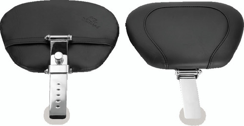 Mustang 11-19 Kawasaki Vulcan 1700, Vaquero Passenger Backrest - Black Photo - Primary