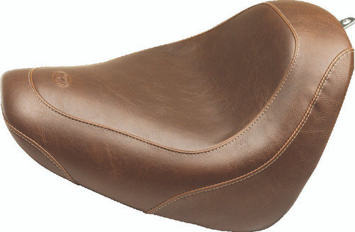 Mustang 18-21 Harley Fat Bob Wide Tripper Solo Seat - Brown Photo - Primary