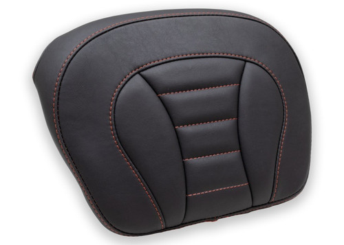 Mustang 08-21 Harley FL Touring Accessories Tour-Pak Pad w/Red Stitch - Black Photo - Primary