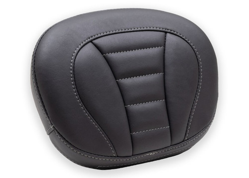 Mustang 08-21 Harley Road King, 08-23 Street Glide Trike Sissy Bar Pad (12 inch x 9 inch) - Black Photo - Primary