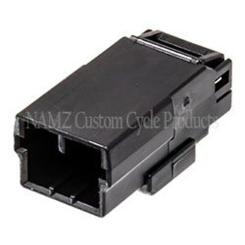 NAMZ AMP Multilcok 3-Position Male Wire Cap Housing (HD 73103-96BK) Photo - Primary