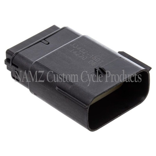 NAMZ 07-23 V-Twin Molex MX-150 16-Position Male Connector - Black (HD 72167-07BK) Photo - Primary
