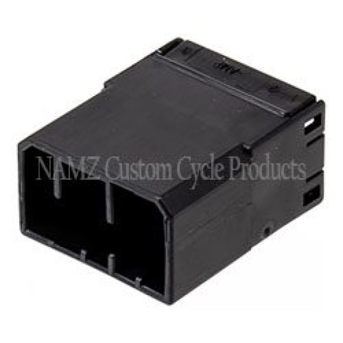 NAMZ AMP Multilock 8-Position Male Wire Cap Housing (HD 73108-96BK) Photo - Primary