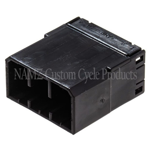 NAMZ AMP Multilock 10-Position Male Wire Cap Housing (HD 73110-96BK) Photo - Primary