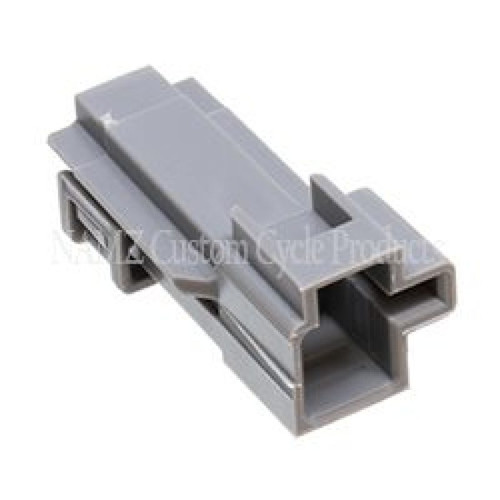 NAMZ 2004+ XL/Dyna Delphi 1-Position OEM B+ Male Connector w/Male Terminals - 5 Pack (HD 72100-04) Photo - Primary