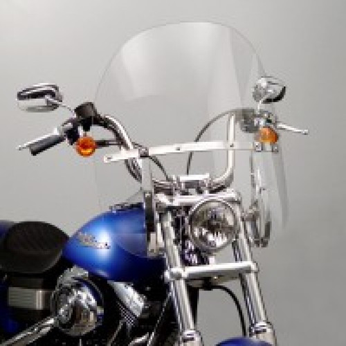 National Cycle 06-23 Harley Davidson FX Glide/Softail 49 mm. Switchblade Windshield 2-Up - Clear - N21131A User 1