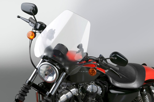 National Cycle Deflector Screen w/ Handlebar 1 in. Quick Set - Clear - N25042 User 1