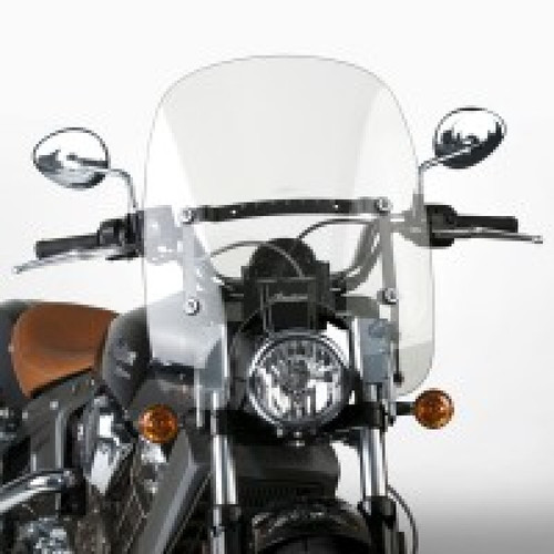National Cycle 01-16 Hon/ 15+ Ind/ 05-09 Suz/ 10-18 Tri/ 03-15 Vic Spartan Windshield 17 in-Clear - N21303 User 1