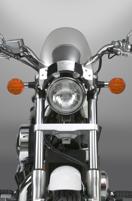 National Cycle Fits Up to 43 mm. O.D. Flyscreen-Chrome Lt. Tint - N2532 User 1