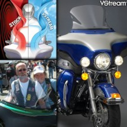 National Cycle 96-13 Harley Davidson FLHT/FLHX/FLHTK Touring/Tri-Glide VS Mid/Std. Windshield-Clear - N20403 User 1