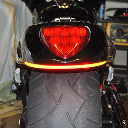 New Rage Cycles 06+ Suzuki M109R Rear Turn Signals w/Load EQ - Amber/Red Photo - Primary