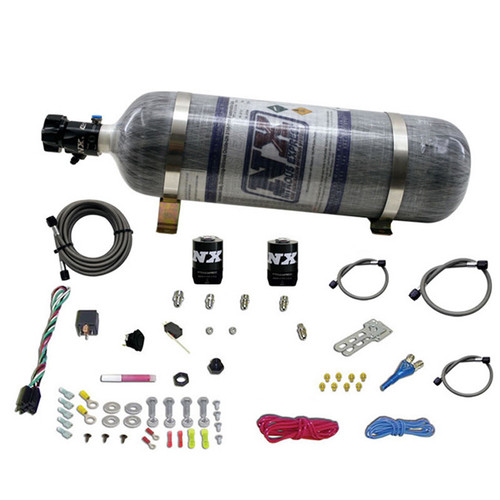 Nitrous Express All Ford EFI Single Nozzle Nitrous Kit w/Composite Bottle - 20922-12