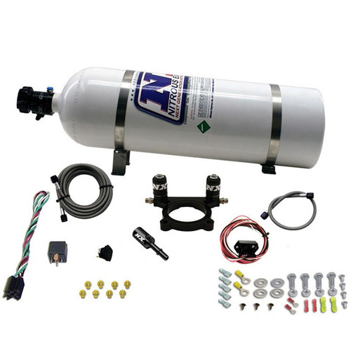 Nitrous Express 13-16 Dodge Dart 2.0L Nitrous Plate Kit (35-100HP) w/15lb Bottle - 20942-15