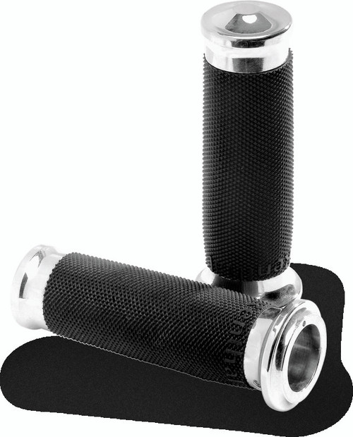 Performance Machine Contour Renthal Wrapped Grips - Chrome 0063-2007-CH Photo - Primary
