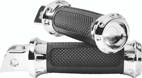 Performance Machine Footpegs Overdrive Rider - Chrome Photo - Primary