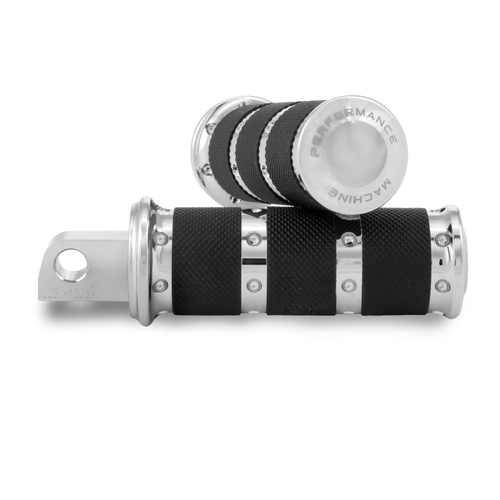 Performance Machine Footpegs XLS Rider - Chrome Photo - Primary