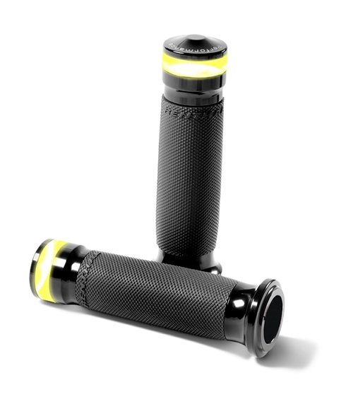 Performance Machine Contour Led Handle Grip Set - Black Ano 0063-2101M-B Photo - Primary