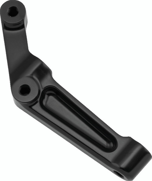 Performance Machine Radial Caliper Bracket Left - Black Ano Photo - Primary