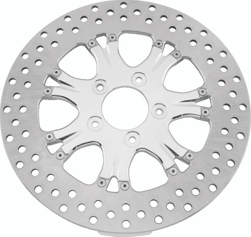 Performance Machine Disc/Carr 11.8 Heathen Fr - Chrome Photo - Primary