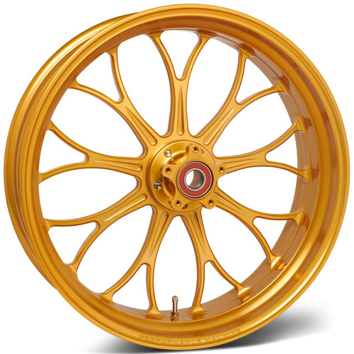 Performance Machine 18x5.5 Forged Wheel Revolution  9 Spoke Race Weight - Gold Ano 1204-7814R-RVNAP-G Photo - Primary