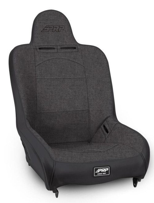 PRP Premier High Back Suspension Seat (Two Neck Slots) - All Grey Photo - Primary