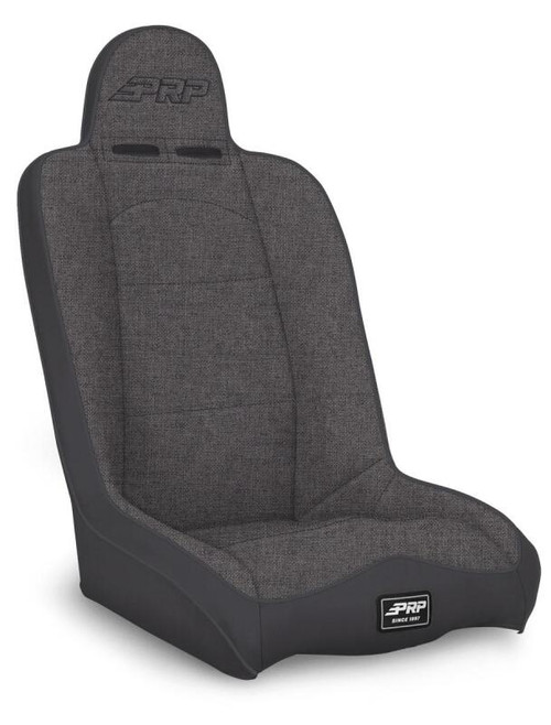 PRP Daily Driver High Back Suspension Seat (Two Neck Slots) - All Grey Photo - Primary