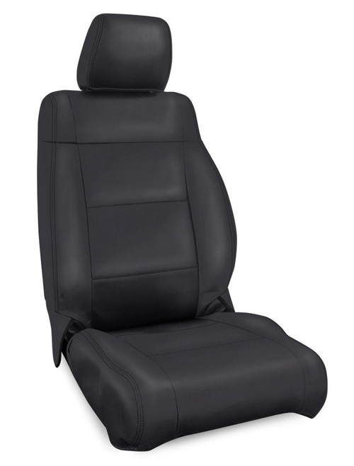 PRP 11-12 Jeep Wrangler JK Front Seat Covers/2 door or 4 door (Pair) - All Black Photo - Primary
