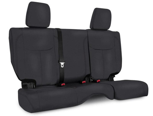 PRP 13-18 Jeep Wrangler JK Rear Seat Cover/2 door - All Black Photo - Primary