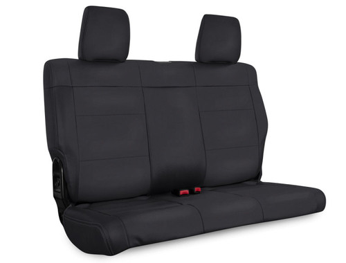PRP 07 Jeep Wrangler JKU Rear Seat Cover/4 door - All Black Photo - Primary