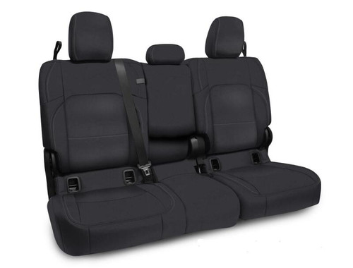 PRP 2020+ Jeep Gladiator JT Rear Bench Cover with Leather Interior - All Black Photo - Primary
