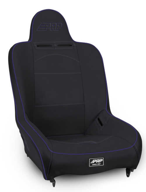 PRP Premier High Back Suspension Seat- Black/Purple Vinyl Photo - Primary