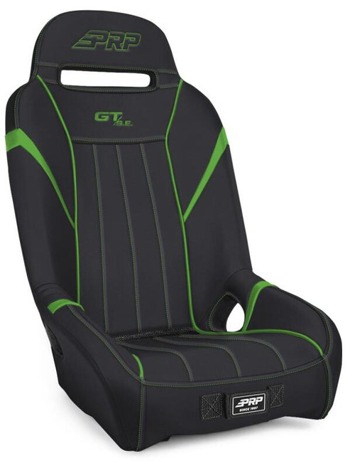 PRP GT/S.E. Suspension Seat - Black/Green Photo - Primary