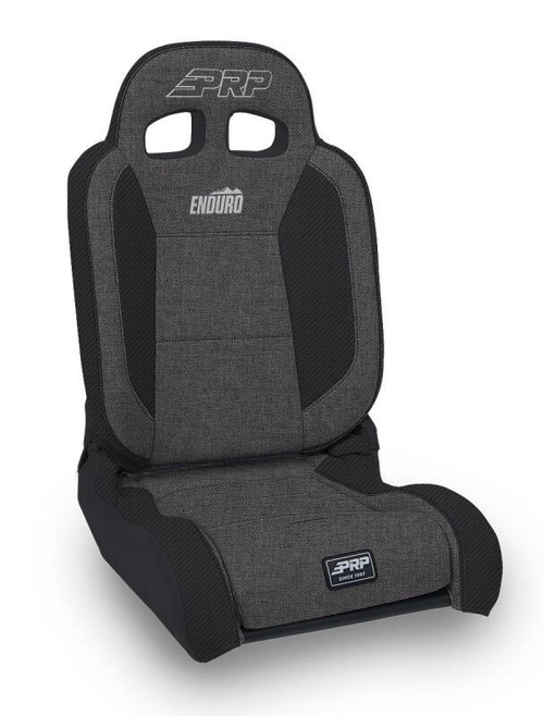 PRP EnduroDaily Reclining Suspension Seat - Black/Gray Tweed - Driver Photo - Primary