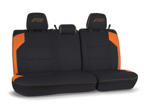 PRP 16-23 Toyota Tacoma Rear Bench Cover - Black/Orange Photo - Primary