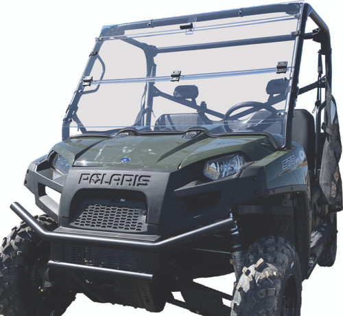 QuadBoss 2013 Polaris Ranger Crew 800 Windbreak Folding Windshield - 375785 Photo - Primary