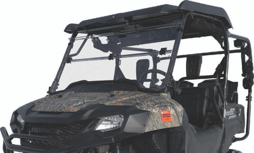 QuadBoss 14-22 Honda SXS700 Pioneer 700 Windbreak Folding Windshield - 375782 Photo - Primary