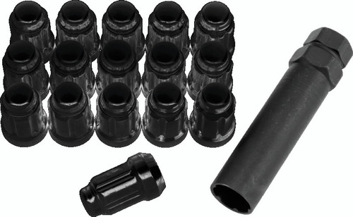 QuadBoss Spline Lug Nuts 12x1.5 - Black - 608819 Photo - Primary