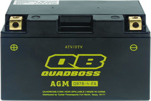 QuadBoss Maintenance-Free AGM Battery QB7B-4-FA - 401377 Photo - Primary