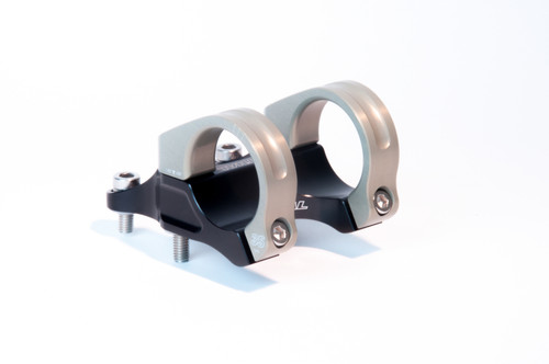 Renthal Integra 35 Handlebar Clamp 50 mm./ +10 Rise - STM116-BKAG Photo - Primary